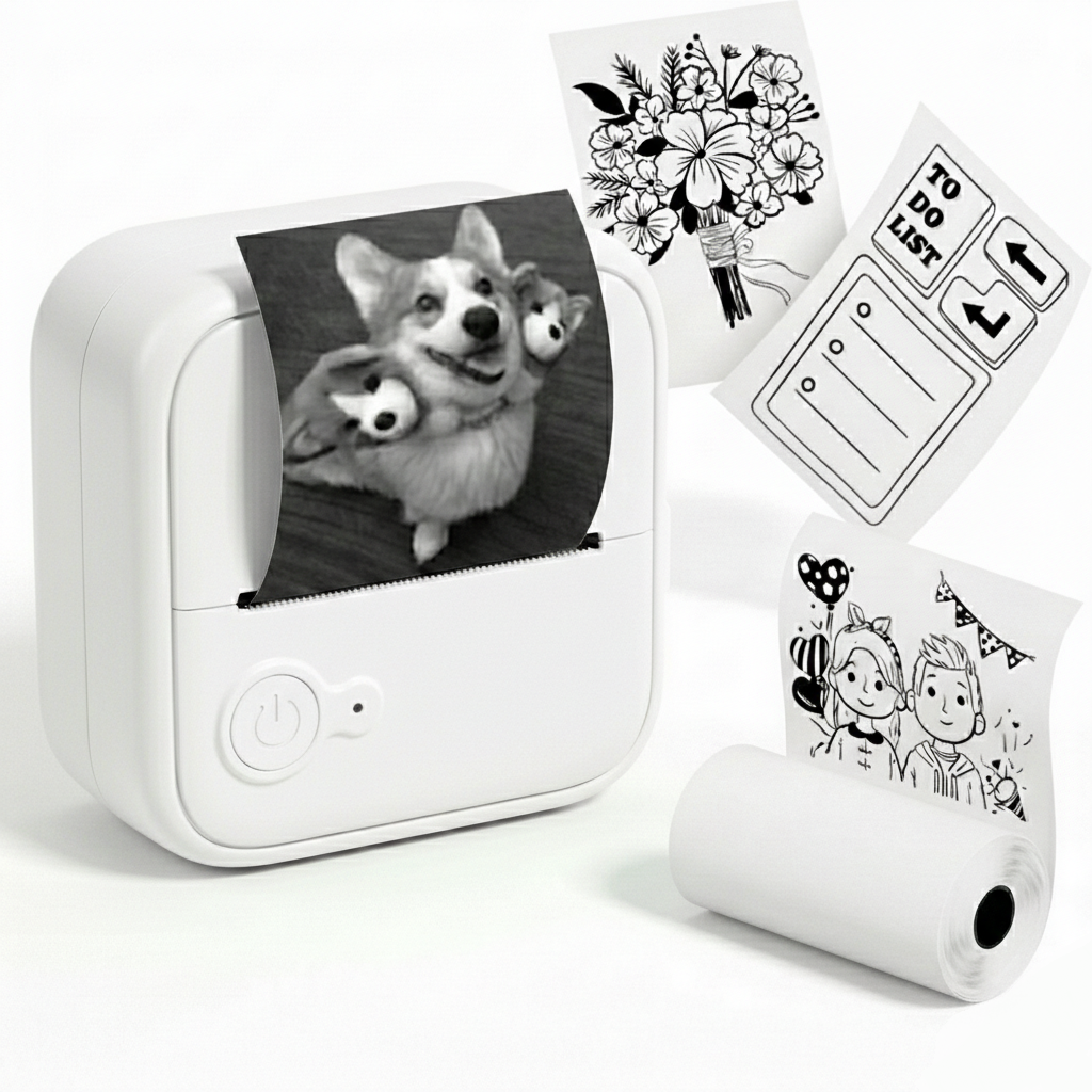 CloudInkless Portable Thermal Mini Printer