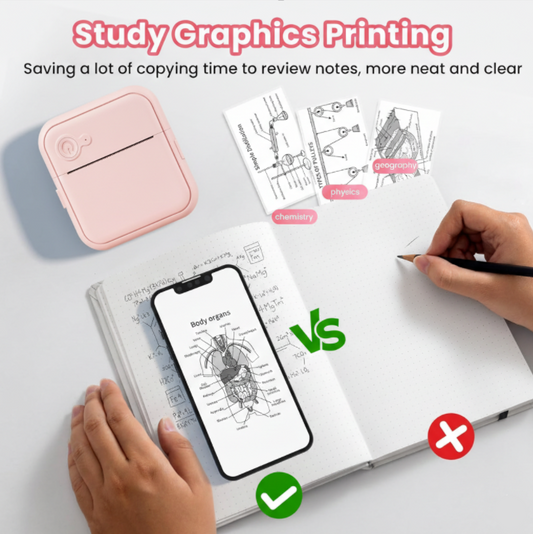 CloudInkless Portable Thermal Mini Printer