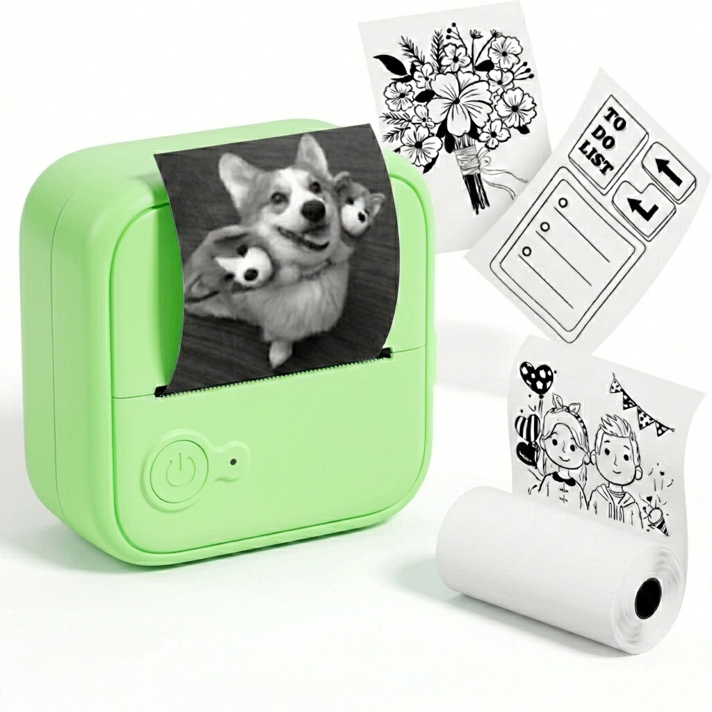 CloudInkless Portable Thermal Mini Printer