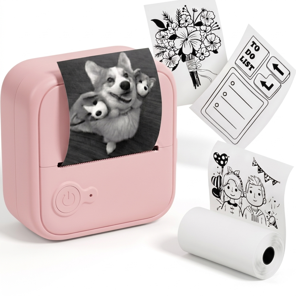 CloudInkless Portable Thermal Mini Printer